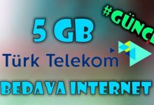 Türk Telekom Bedava İnternet Paketleri 2023