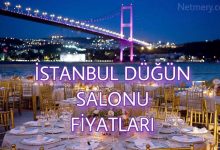 İstanbul Düğün Salonu ve Güncel Fiyatları 2023